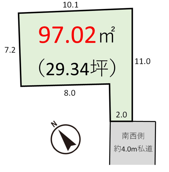 【土地図】 | 松戸市六高台5丁目