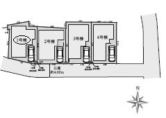 【区画図】 | 池田市豊島北１丁目　新築戸建　１号棟