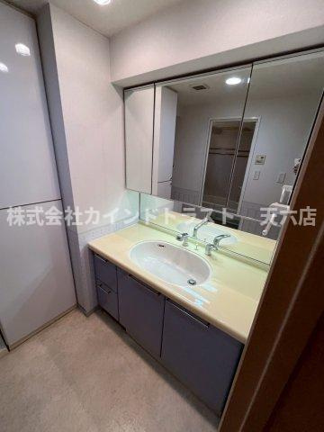藤和シティホームズ中之島の洗面所|使いやすい洗面所です