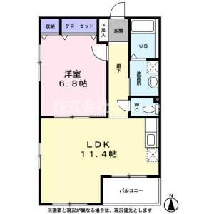 【間取り】 | ラミュー八尾木東 
