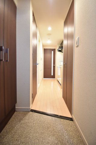 プレサンス梅田北パワーゲートの玄関