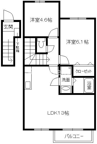 メゾンドフルールの間取り