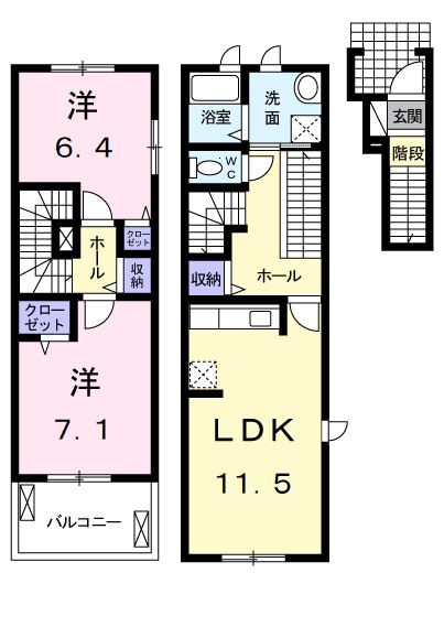 フリシュ・Ｍの間取り