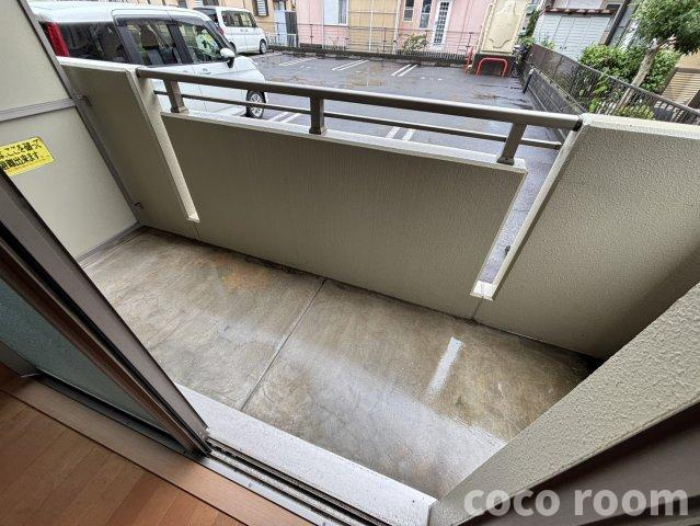 焼津市三右衛門新田の賃貸マンションのバルコニー