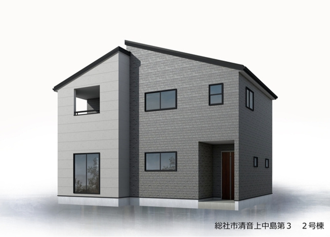 【完成予想図】 | リーブルガーデン総社市清音上中島第3 (全3棟) | 2号棟  完成イメージになります♪