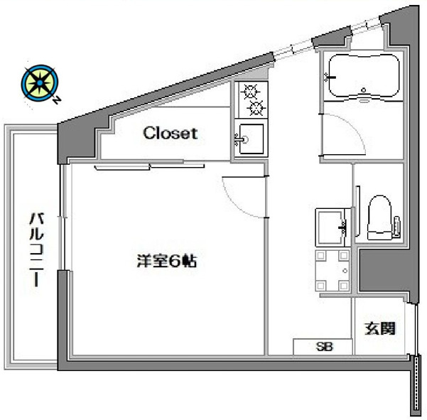 三和駒込の間取り