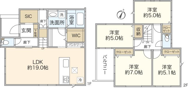 釜利谷東4丁目新築戸建 『敷地面積約59坪』×『カースペース3台分』のゆとりある邸宅の画像