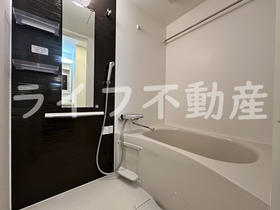 リンクス大阪城EASTレジデンス　仲介手数料無料の浴室|落ち着いた空間のお風呂です