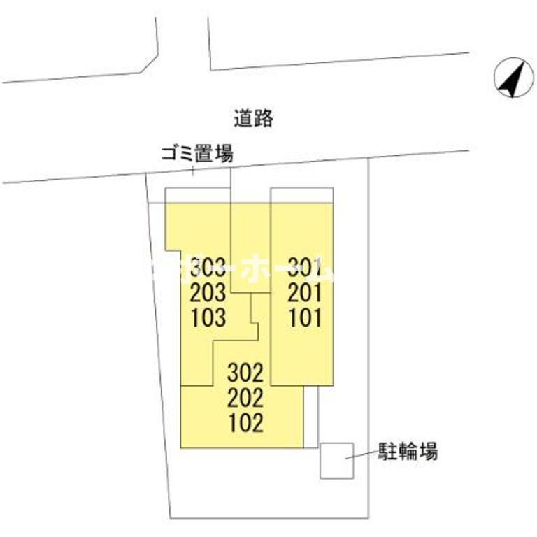 D-ROOM・M※初期費用分割あと払いサービス利用可能物件の区画図