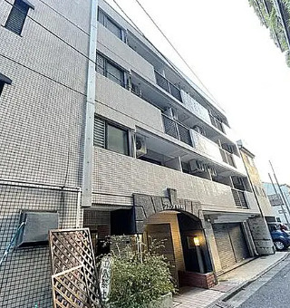 フラッツ新大橋Ⅰの外観|きれいな外観です