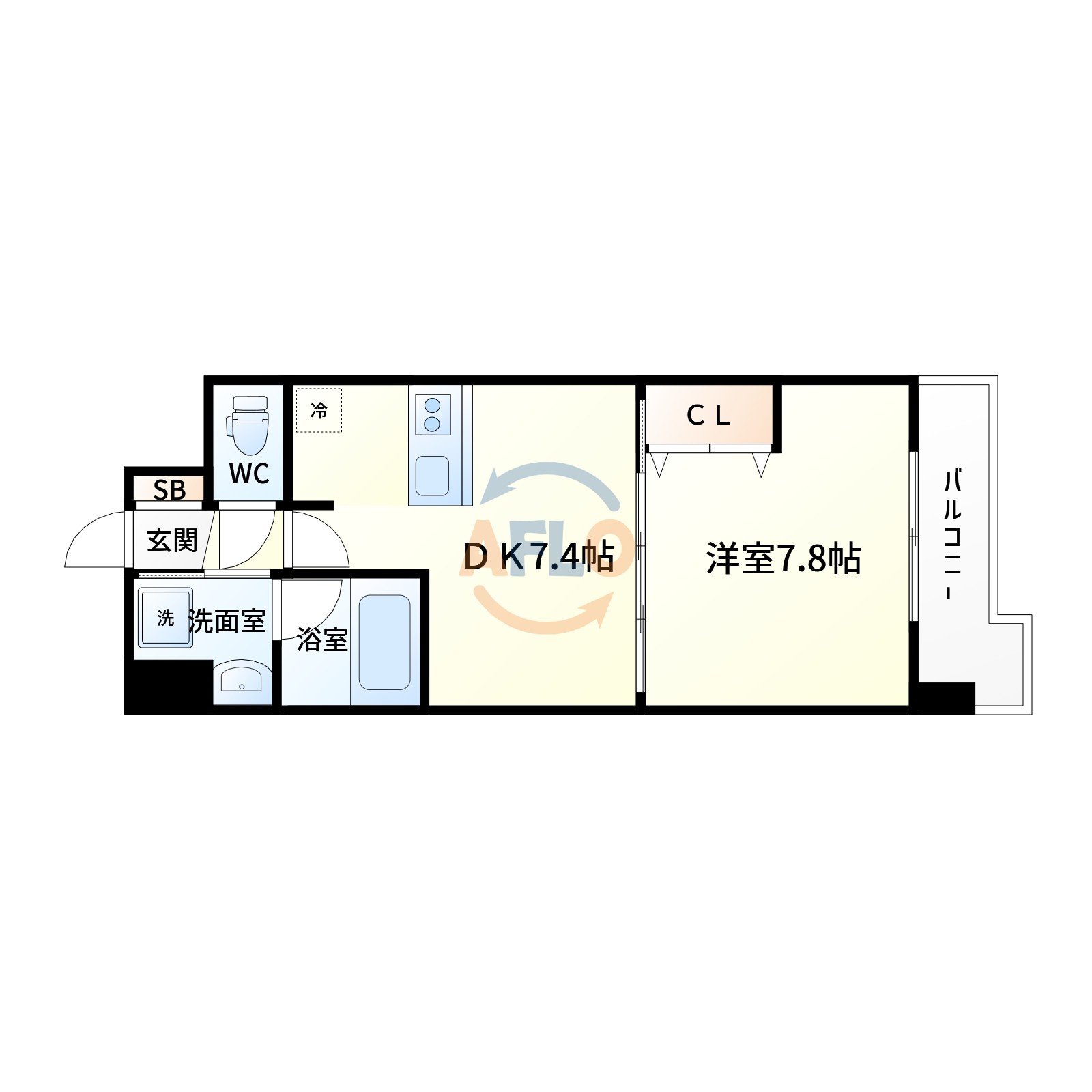 アミュゼ新大阪の間取り|ア・ミュゼ新大阪　間取り