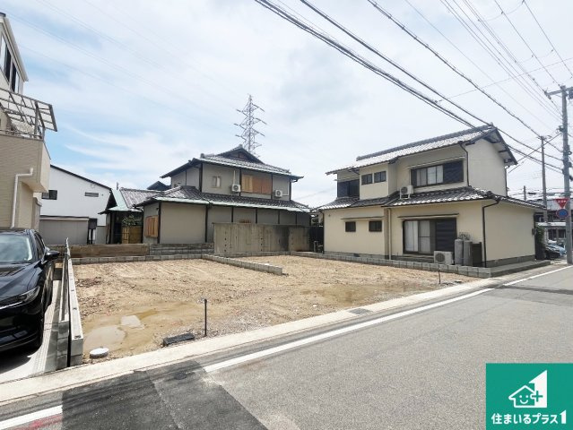 明石市大道町　第1期　新築一戸建ての外観|周辺は落ち着いた街並みの住宅地！子育てがしやすい住環境です！まだ未完成ですが、現地でしかわからない事もございます。是非一度ご覧ください。