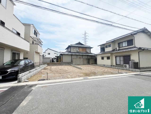 明石市大道町　第1期　新築一戸建ての外観|周辺は落ち着いた街並みの住宅地！子育てがしやすい住環境です！まだ未完成ですが、現地でしかわからない事もございます。是非一度ご覧ください。