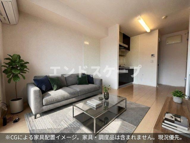ヴィラ・キャロット　Ａの居間・リビング|高崎、前橋のお部屋探しはエンドスケープまで！お客様の理想お聞かせ下さい♪