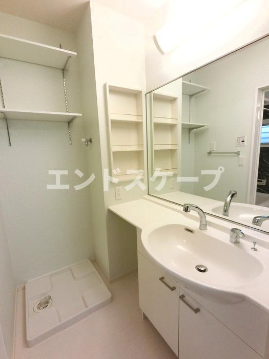ヴィラ・キャロット　Ａの洗面所|高崎、前橋、伊勢崎エリアのお部屋探しはエンドスケープまで！お客様の理想お聞かせ下さい♪