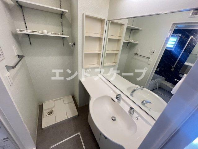 ヴィラ・キャロット　Ａの洗面所|高崎、前橋のお部屋探しはエンドスケープまで！お客様の理想お聞かせ下さい♪