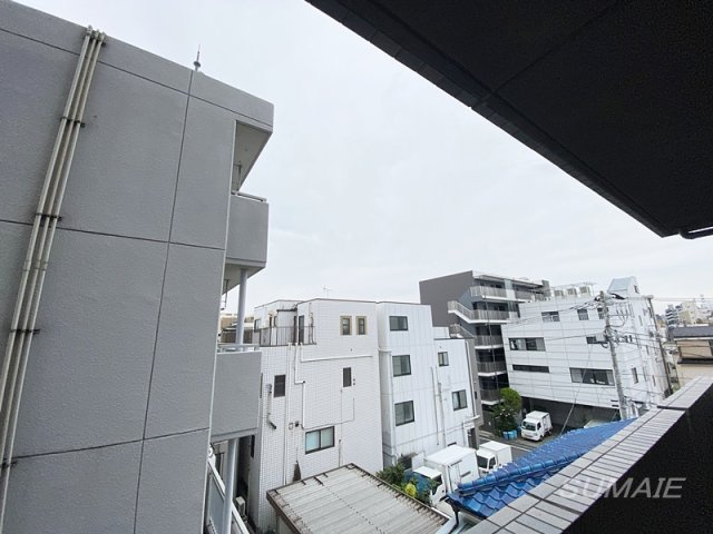 ルーブル東十条弐番館の展望|バルコニーからの展望です