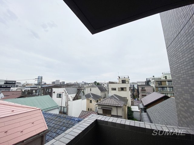 ルーブル東十条弐番館の展望|バルコニーからの展望です