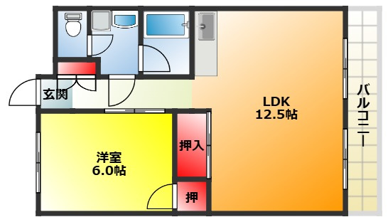 【間取り】 | シャトー江口