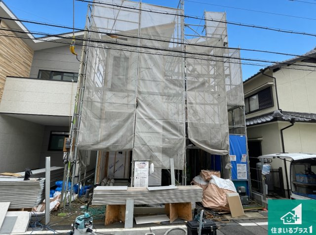 明石市大道町　第1期　新築一戸建ての外観|周辺は落ち着いた街並みの住宅地！子育てがしやすい住環境です！まだ未完成ですが、現地でしかわからない事もございます。是非一度ご覧ください。
