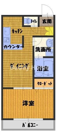 コートふじの間取り