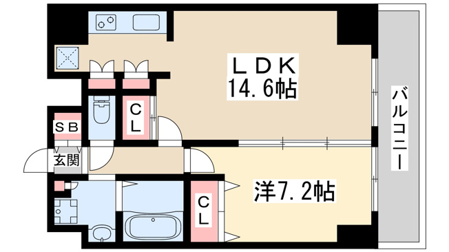 【間取り】 | グレンパーク江坂2