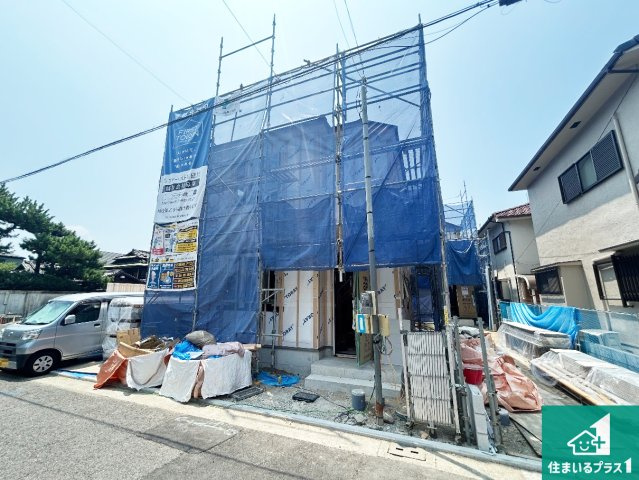 堺市西区浜寺諏訪森町西　第4期　新築一戸建ての外観|現在建築中！落ち着いた街並みで新生活を始めることが出来そう！周辺の物件も併せてご紹介させて頂きます！