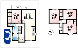 【間取り】 | 大江７丁目