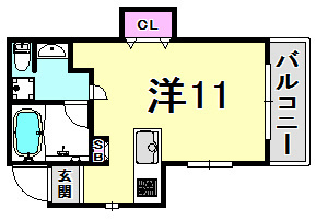 ルプリーズ西宮北口の間取り