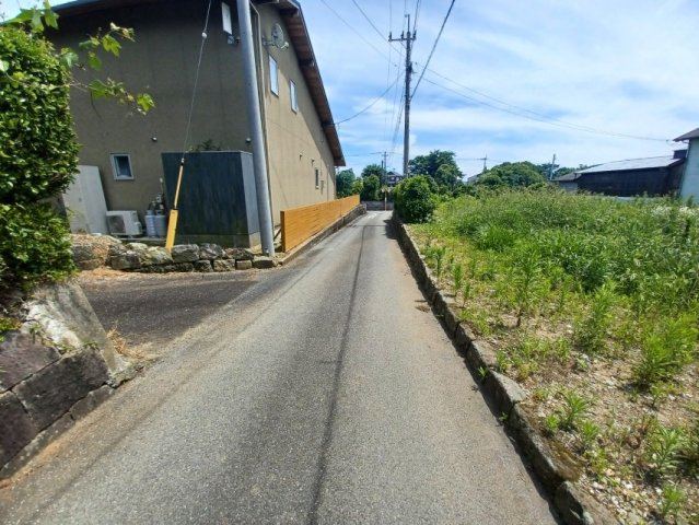 熊本市南区城南町今吉野の売地の前面道路含む現地写真|東側