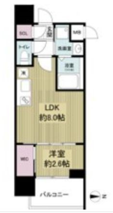 セレニテ本町東リアンの間取り
