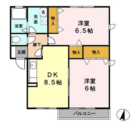 【間取り】 | サンミッシェルTS
