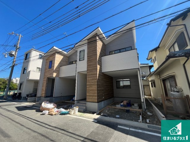 明石市大道町　第1期　新築一戸建ての外観|お客様に長く安心して住んでいだだける事にこだわった家づくり！住んでからのアフターサービスにもしっかりと取り組んでいます！