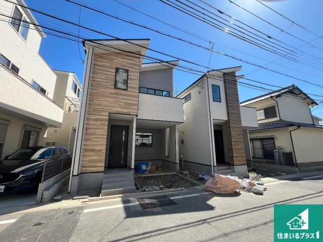 明石市大道町　第1期　新築一戸建ての外観|お客様に長く安心して住んでいだだける事にこだわった家づくり！住んでからのアフターサービスにもしっかりと取り組んでいます！