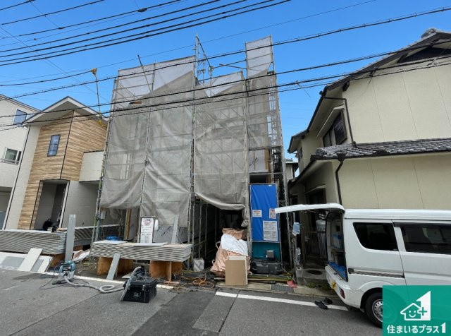 明石市大道町　第1期　新築一戸建ての外観|周辺は落ち着いた街並みの住宅地！子育てがしやすい住環境です！まだ未完成ですが、現地でしかわからない事もございます。是非一度ご覧ください。