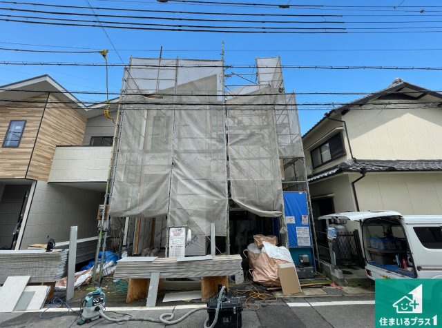 明石市大道町　第1期　新築一戸建ての外観|周辺は落ち着いた街並みの住宅地！子育てがしやすい住環境です！まだ未完成ですが、現地でしかわからない事もございます。是非一度ご覧ください。