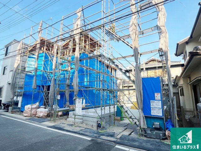 明石市大道町　第1期　新築一戸建ての外観|周辺は落ち着いた街並みの住宅地！子育てがしやすい住環境です！まだ未完成ですが、現地でしかわからない事もございます。是非一度ご覧ください。