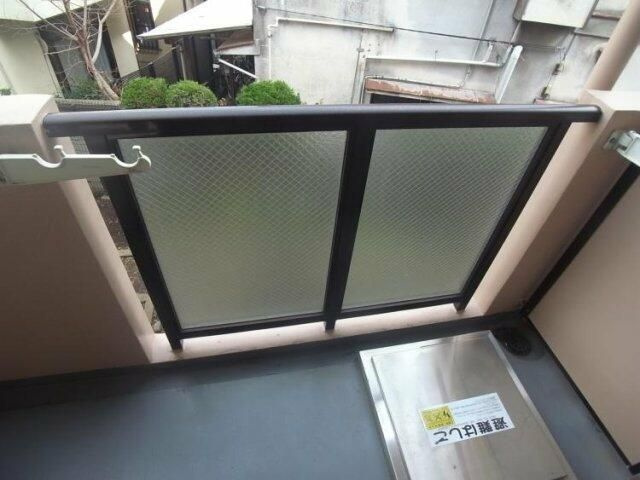 ライオンズマンション都立大学第２のバルコニー