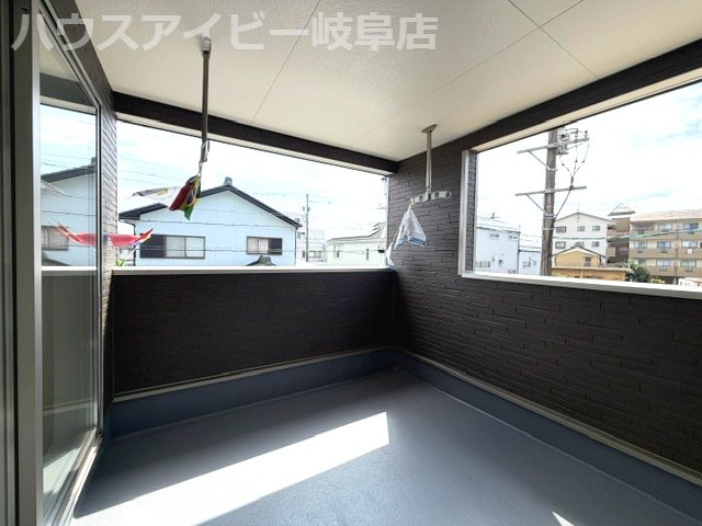岐阜市旦島中町新築建売限定1邸！お車スペース並列4台可能！パントリー収納付きの3LDK！のバルコニー|岐阜市旦島中町新築建売限定1邸！お車スペース並列4台可能！パントリー収納付きの3LDK！