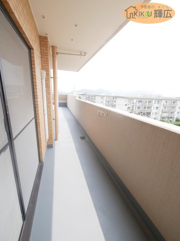 ライオンズマンション姫路城東町のバルコニー