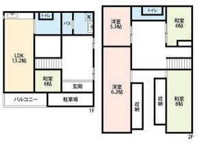 石黒貸家(朝日が丘)の間取り