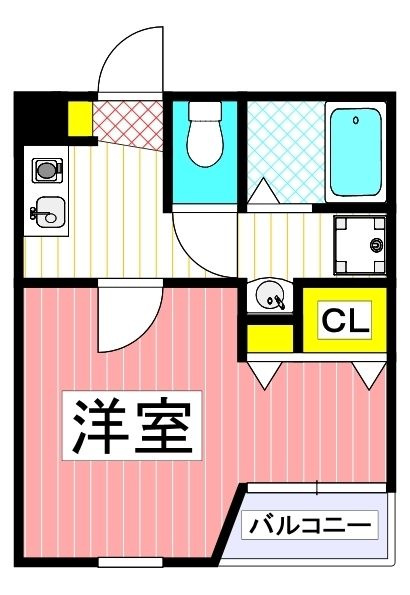 パレス長嶺の間取り