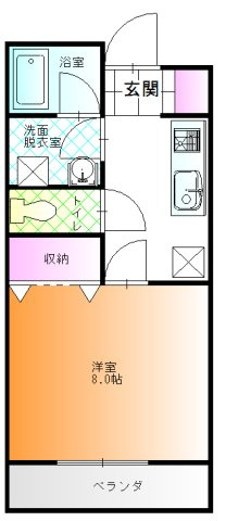 ミトラヒルズⅠの間取り