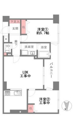 【間取り】 | ☆パレ・シェール武庫之荘　