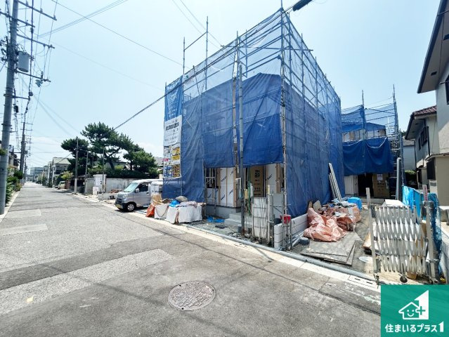 堺市西区浜寺諏訪森町西　第4期　新築一戸建ての外観|現在の進捗状況です！順調に作業進行中、完成が待ち遠しいです！詳細の間取り等、お気軽にお問い合わせください！