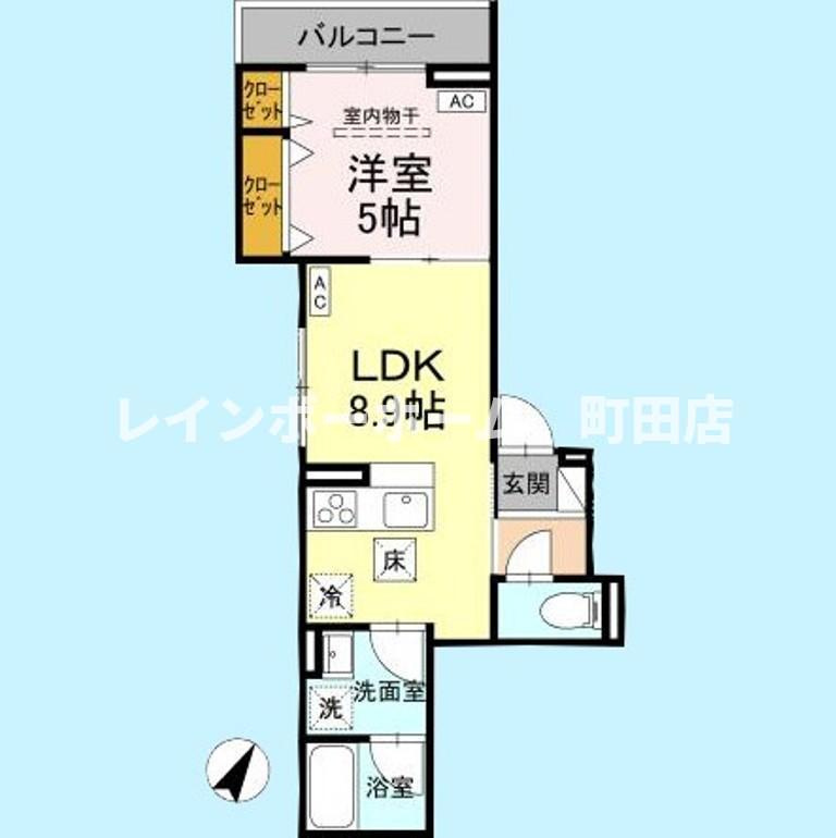 D-ROOM・M※初期費用分割あと払いサービス利用可能物件の間取り