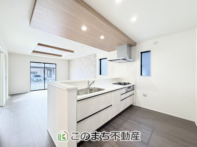 グラファーレ宇都宮市宝木本町4期のキッチン|人気の対面式キッチン☆料理をしながらご家族とコミュニケーションが取れます♪