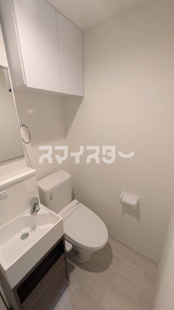 横浜市港北区樽町１丁目のアパートのトイレ