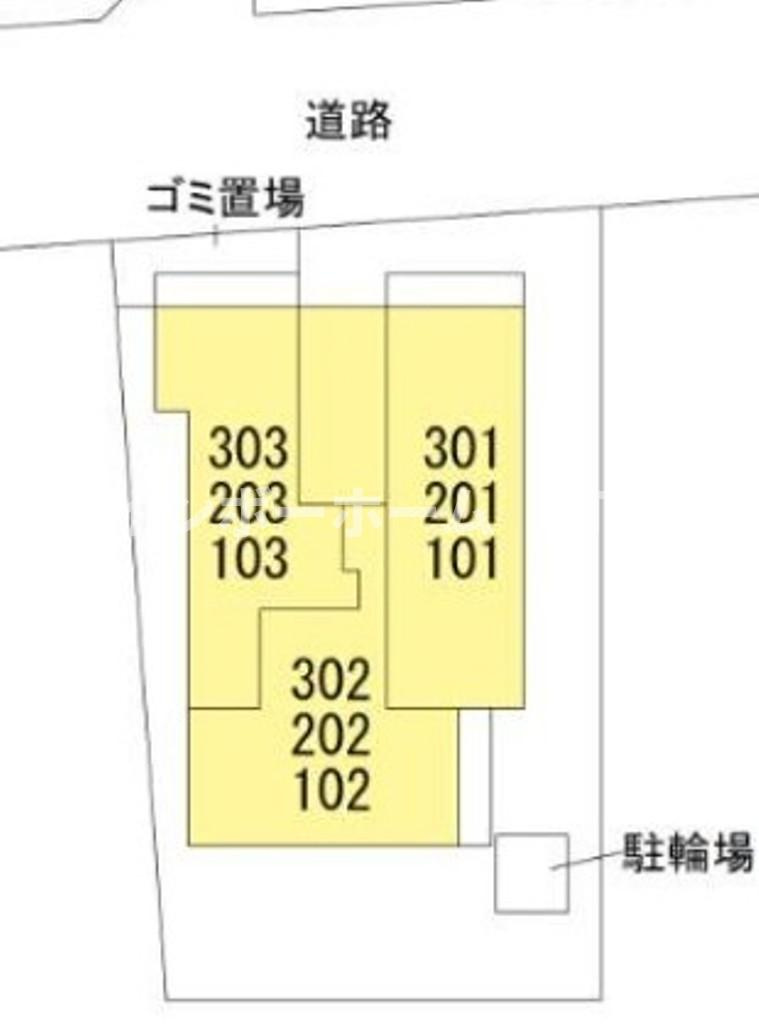 D-ROOM・M※初期費用分割あと払いサービス利用可能物件の区画図