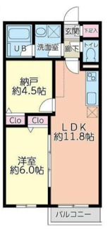 【間取り】 | サンク相模が丘 | 間取りです。